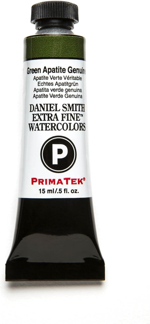 DANIEL SMITH 284600197 Extra Fine Watercolor 15ml Paint Tube, Green Apatite Genuine, 0.5 Fl Oz (Pack of 1)...