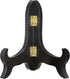 uxcell 5" Easel Plate Holder, Wooden Folding Display Stand Black for Decorative Picture Frame...