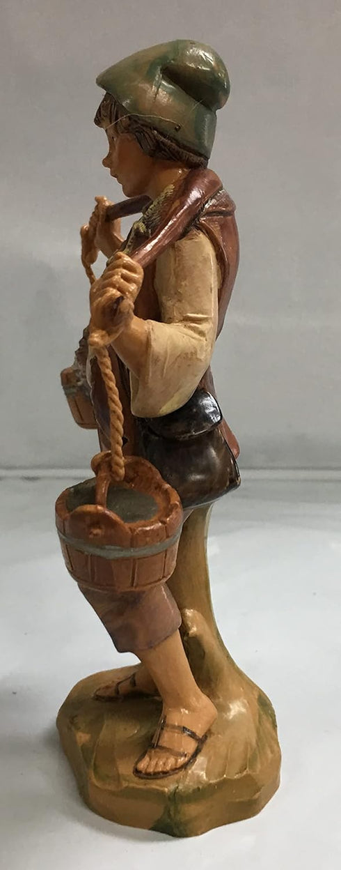Fontanini by Roman Inc., Noah The Water Boy, 5" Collection, Nativity Figure and Accessories, Hand Sculpted and Painted...