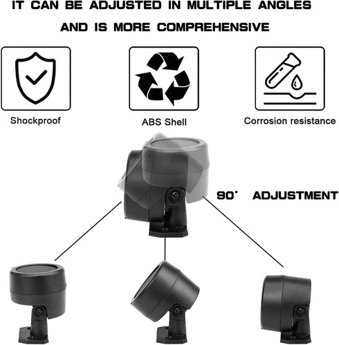 4 Pcs 500W Dome Tweeters Car Speaker, TP-006A High Power Stereo Car Tweeter Mini Dome Tweeter Speakers Surface Mounting on Car Truck and Boat......