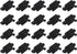 20PCS Hidden Fasteners Clips Black Universal Plastic T Clips with Screws for Composite Decking Boards...