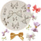 Bows Silicone Mold Bow Fondant Sugar Mold For Cake Decorating Cupcake Topper Candy Chocolate Gum Paste Polymer Clay...