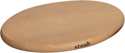 Staub Magnetic Wooden Trivet,Brown...
