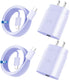 Type C Charger Fast Charging, 25W USB C Charger Super Fast Charging Block with 8FT Android Phone Charger Cable for Samsung Galaxy S24 Ultra/S24/S2...