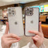 Fycyko Compatible for iPhone 14 Case with Glitter Diamond Camera Len Protector,Bling Clear Crystal Cute Phone Case Shockproof Sparkly for iPhone 1...