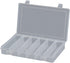 DURHAM Plastic Divider Box - 11x6-3/4 x1-3/4" - (6) Compartments - (5) Dividers...
