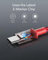 Anker 333 USB 2.0 Type C Charger Fast Charging Cable (6ft 100W, 2-Pack), for MacBook Pro 2020, iPad Pro 2020, iPad Air 4, Samsung Galaxy S21, Pixe...