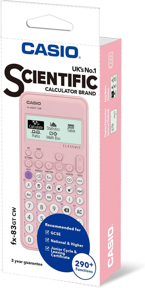 Casio FX-83GTCW Pink Scientific Calculator...