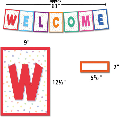 Teacher Created Resources Colorful Welcome Bulletin Board (TCR6592)...