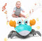Crab Toys for Babies - Tummy Time Toy with Intelligent Sensor Crawl Music & Lights Infant Toy for 6-12 12-18 Months,1st Birthday Gifts, Toddler To...