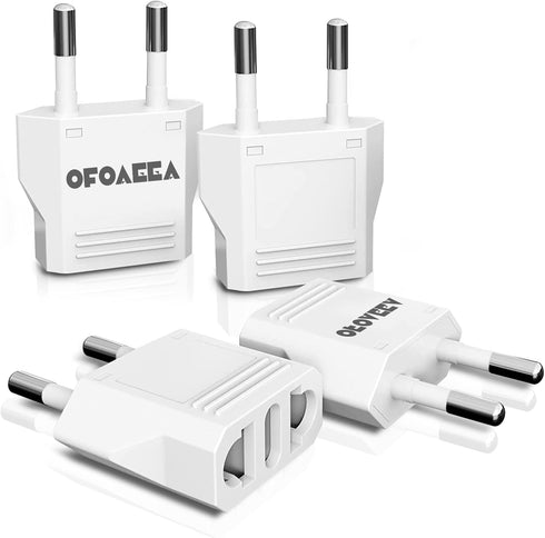 European Plug Adapter, Europe to US Plug Adapter, Adapters for Europe, Type F Plug Adapter, Travel from America to Outlet France Germany European ...