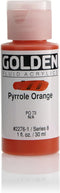 Golden Fluid Acrylics - Pyrrole Orange - 1 oz Bottle......