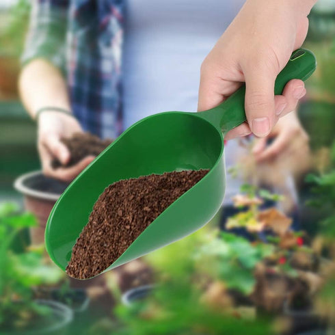 Plastic Soil Scoops, Gardening Shovels Soil Scoop Plastic Hand Scoop for Garden Plant Tool...