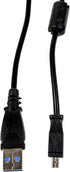 HQRP USB Cable/Cord Compatible with Kodak EASYSHARE C653, C663, C703, C713, C743, C763, C875, C913, CD33, CD40 Digital Camera...