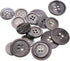 22 Pieces Genuine Gray Mother of Pearl Blazer Buttons Suit Buttons Set 20mm 15mm Natural Gray MOP Shell Buttons Bulk for Men (Gray MOP) Leekayer...