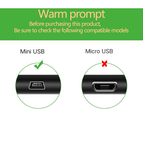 Replacement USB Charger Charging Cable Power Cord for OneTouch Verio IQ Blood Glucose Monitoring System Meter - Black (Not Compatible with OneTouc...