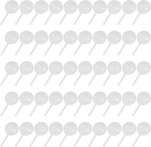 2PCS 50pcs/Pack 4ML Cupcake Pipettes Squeeze Dropper Plastic Pipettes Heart Round Rectangular Plastic Squeeze Transfer Pipettes for Chocolate, Mov...