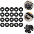 Operitacx Binder Ring 25pcs Loose Leaf Binder Discs Discbound Expansion Discs Heart Binder Rings for for Extra Pages Notes Artwork Notebooks and P...