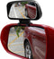 JONMON Blind Spot Mirror - 1 Pack Adjustable 360 Degree Rotation Car Auxiliary Convex Wide Angle Mirror Snap Way Clip On Side Rearview Mirror Univ...