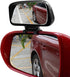 JONMON Blind Spot Mirror - 1 Pack Adjustable 360 Degree Rotation Car Auxiliary Convex Wide Angle Mirror Snap Way Clip On Side Rearview Mirror Univ...