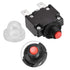 uxcell Thermal Circuit Breakers 5A 125/250V AC 32V DC Push Button Reset Overload Protector Switch with Waterproof Cap 2 Pcs...