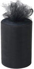 Black Tulle Spool 6 Inch x 100 Yards for Tulle Decoration...
