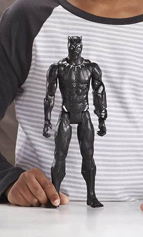 TheAvengers Titan Hero Series Black Panther 12'' Action Figure from Movie Endgame...