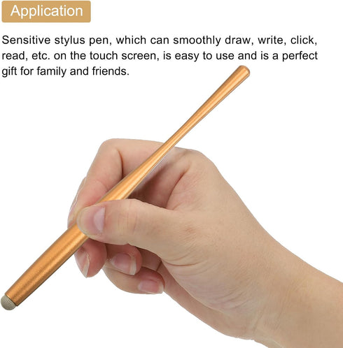 MECCANIXITY 2pcs Stylus Pens for Touch Screens Slim Universal Capacitive Stylus Pen for All Capacitive Touch Screen Device with 4 Fiber Fine Tips,...