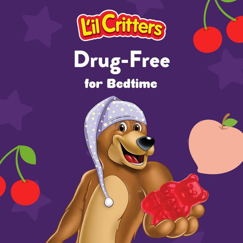 L’il Critters Melatonin-Free Bedtime Dietary Supplement for Kids, 60 Gummies...