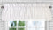 Ellis Curtain Stacey Sheer Balloon Valance, 60" x 15", White...