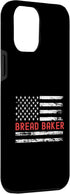 iPhone 15 Pro Max Bread Baker USA Flag Profession Retro Job Title Case...