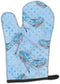 Caroline's Treasures BB7554OVMT Watercolor Cinderella Shoe in Blue Oven Mitt Heat Resistant Thick Oven Mitt for Hot Pans and Oven, Kitchen Mitt Pr...