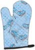 Caroline's Treasures BB7554OVMT Watercolor Cinderella Shoe in Blue Oven Mitt Heat Resistant Thick Oven Mitt for Hot Pans and Oven, Kitchen Mitt Pr...