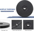 4 Inch Acrylic Turntable Organizer, 2 Pcs Black 360 Degree Rotation Round Turntable for Kitchen Pantry Table Countertop Cabinet Decorating...