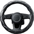 Soft Microfiber Leather Steering Wheel Cover, Universal 15 Inch for Women Girls, Fit Vehicles, Sedans, SUVs, Vans, Trucks - Black...