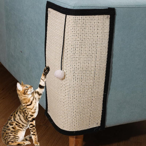 Cat Scratcher Mat Natural Sisal Cat Scratching Mat Furniture Legs Protector Soft Cat Scratch Mat Durable Cat Scratch Pad Cat Scratcher Couch Pad f...