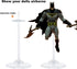 12Pcs Adjustable Doll Stands,Transparent and Lightweight Doll Display Rack Suitable for Different Sizes of Dolls Monsters,Action Figure Stand Doll...