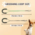 Pet Grooming Loops Dog Grooming Supplies, Pet Belly Loop Restraint No Sit Haunch Holder for Pet Dog Grooming Arm and Table, Stainless Steel Sturdy...