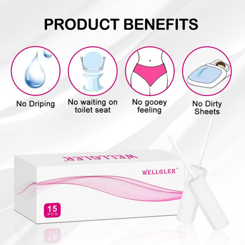 Absorbing Sponge for Women- Sterile Postpartum Sponge for Feminine Care and Hygiene ?After Happy time Clean Up Sponge for Women 15 Counts...