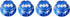 DJX 4PCS Aluminum 17mm bat Hex Wheel Nuts Dustproof Anti-Skid Mount Cap for 1/10 Scale Arrma Losi HSP Redcat 1/8 RC car Truck(Blue)...