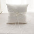 Awtlife Flower Wedding Ring Pillow Ivory Cushion Bearer for Beach Wedding 8.26 Inch...