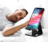 Crpich Acrylic Phone Stand, Ergonomic Design for Apple iPhone and Samsung Galaxy, Compatible with 4-8 Inch Screens, Black......