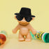 TOYANDONA Doll Glasses Mini Formal Hat Set 20pcs Miniature Doll Hats 20pcs Black Doll Sunglasses Dolls Costume Accessories for Diy Crafts Dollhous...