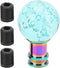Keenso Gear Shift Knob, Gear Shift Knob with M8 M10 Adapter Universal Acrylic Transparent Bubble Shifter Head Car Styling Accessories for Cars (Li...