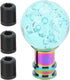 Keenso Gear Shift Knob, Gear Shift Knob with M8 M10 Adapter Universal Acrylic Transparent Bubble Shifter Head Car Styling Accessories for Cars (Li...
