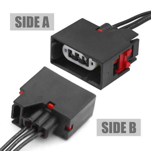 2PCS Front Turn Signal Light Connector Plug Harness 68065016AB Replacement for Jeep Wrangler JK 2007-2018...