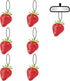 6 Pcs Strawberry Car Air Fresheners, Funny Strawberry Hanging Car Air Fresheners Long Lasting Cute Car Mirror Scented Hanging Car Decoration Ornam...