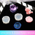 3Pcs Big & Small Unicorn and Stand Base Silicone Resin Molds Epoxy Resin Casting Mold for Necklace Pendant Jewelry DIY Craft Tool Chocolate Candy ...