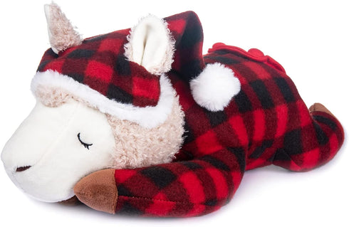 My OLi 15" Alpaca Stuffed Animal Llama Plush Toy Wearing Pajamas and Nightcaps Soft Hugging Pillow Plush Bedtime Animal Birthday Gifts for Babies ...