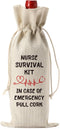 Nurses Gifts for Women Wine Bag, Cool Gifts for Nurses, Nurses Day Wine Bag, Nurses Retirement Appreciation Birthday Graduation Gifts Wine Bottles...